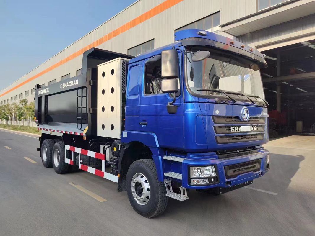 SHACMAN CNG Dump Truck F3000 6x4 380 EuroV Blu