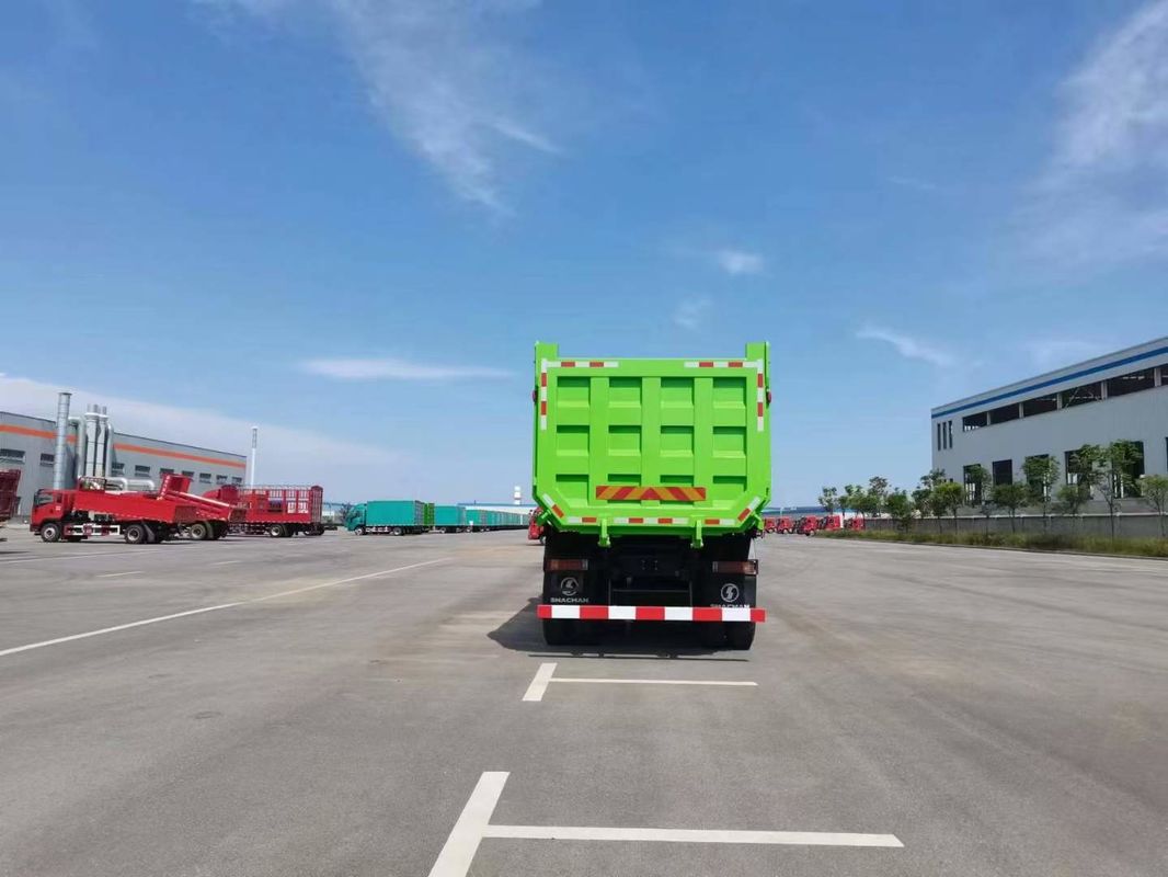 10 ruote SHACMAN F3000 CNG Dump Truck 6x4 Euro V WEICHAI-430HP Verde Perfetto per la costruzione e l'estrazione mineraria