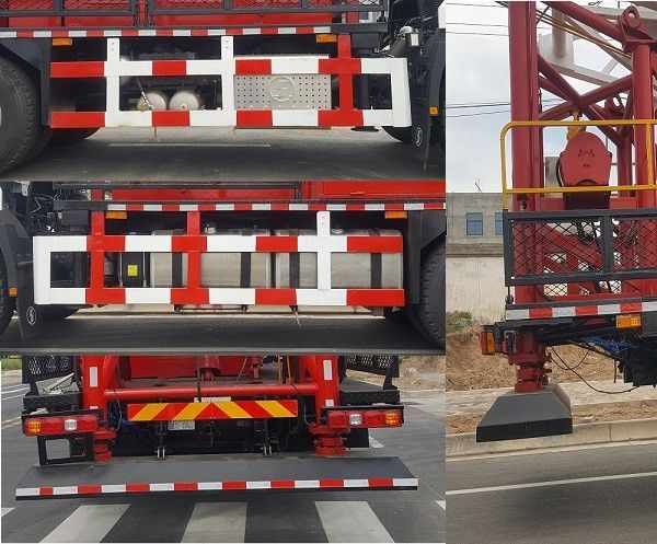 SHACMAN H3000 camion di perforazione petrolifera 6x4 380HP EuroII Bianco 50Ton Oil Rig Moving Trucks