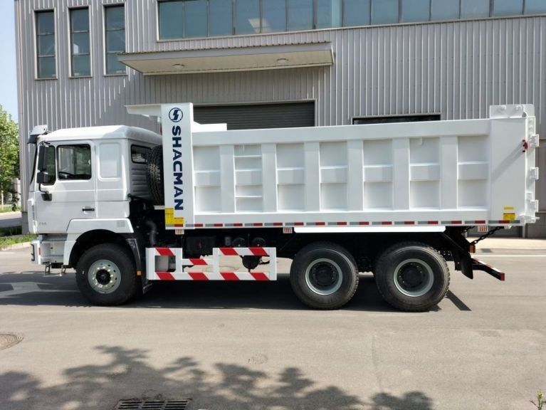SHACMAN F3000 Dump Truck 6x4 430 Euro II Tipper Bianco 10 pneumatici Tipper con 5200