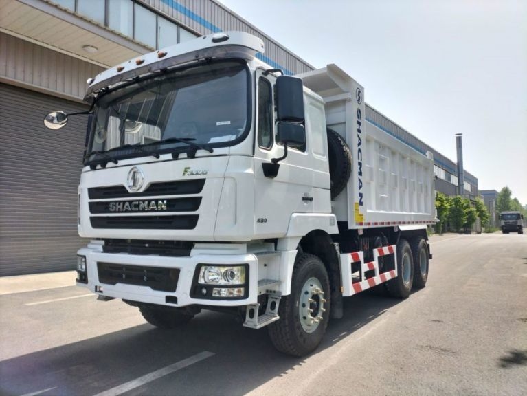SHACMAN F3000 Dump Truck 6x4 430 Euro II Tipper Bianco 10 pneumatici Tipper con 5200