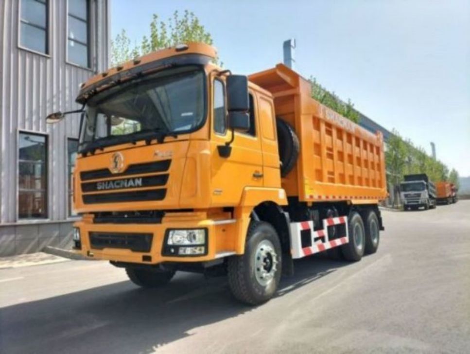 Nuovo camion pesante SHACMAN F3000 6x4 380 EuroII giallo 10 ruote