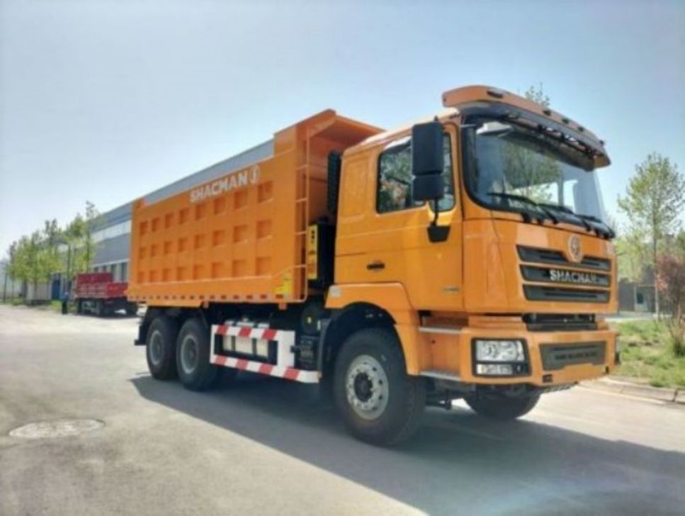 10 Ruote SHACMAN F3000 Tipper Truck 6x4 375 EuroV Giallo con 24 mesi di garanzia