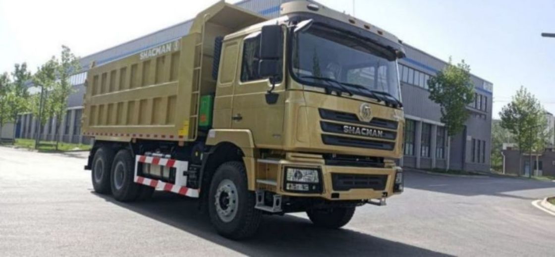 10 pneumatici Dumpper SHACMAN F3000 Tipper Truck 6x4 375 EuroV Oro WEICHAI Motore diesel
