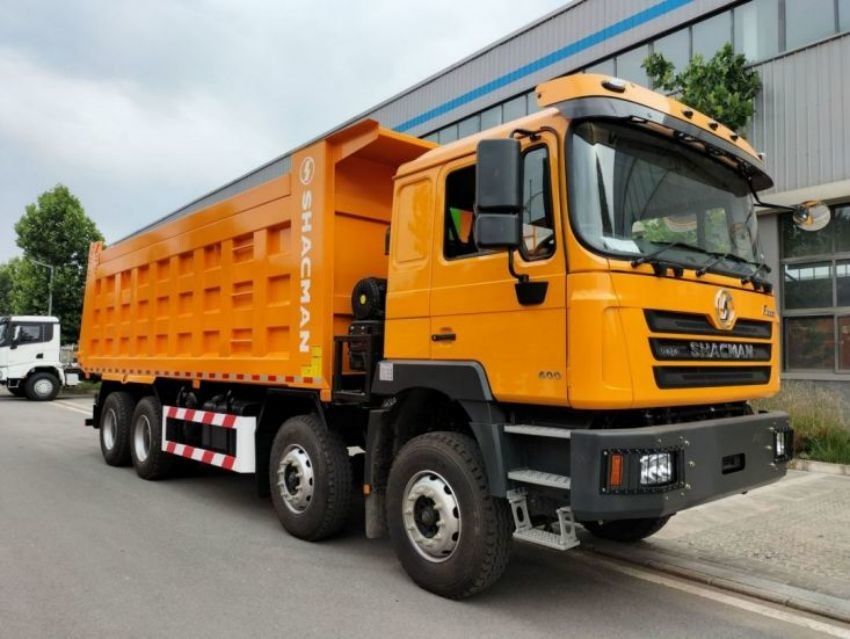 SHACMAN F3000 Dump Truck 8x4 375 HP Euro V giallo tipper per il modello SX3255DT384