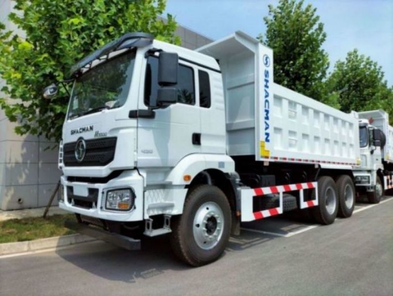 SHACMAN F3000 Dump Truck 6x4 WEICHAI motore 420hp Euro II White Tipper con 10 pneumatici