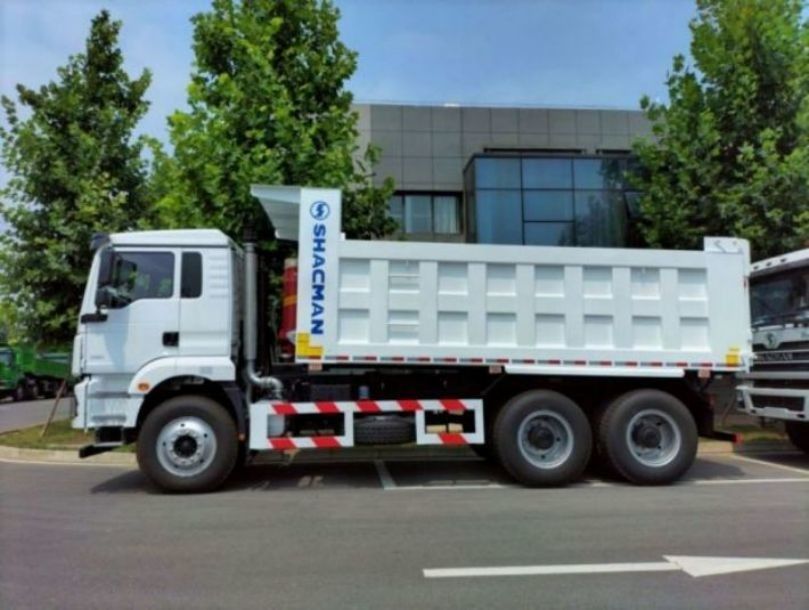SHACMAN F3000 Dump Truck 6x4 WEICHAI motore 420hp Euro II White Tipper con 10 pneumatici