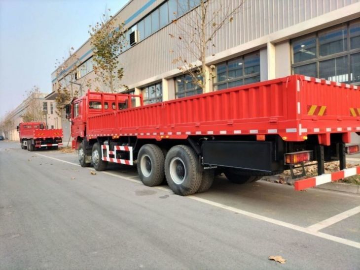 SHACMAN F3000 Red Truck 8×4 WEICHAI 380hp EuroII 12 ruote camion