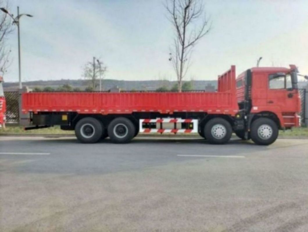 SHACMAN F3000 camion 8x4 430hp Red Van Truck per il trasporto composito