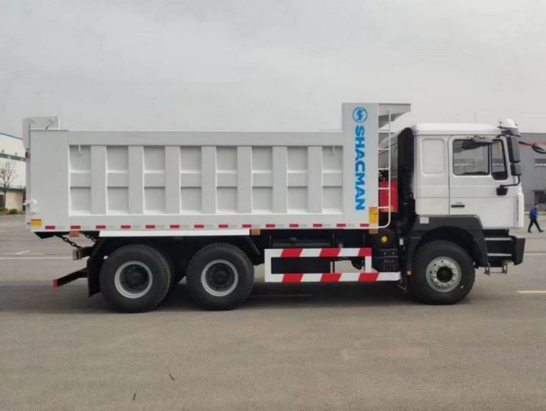 Nuovo Heavy Duty 10 Ruote SHACMAN Dump Truck F3000 6x4 340 HP Euro II Bianco