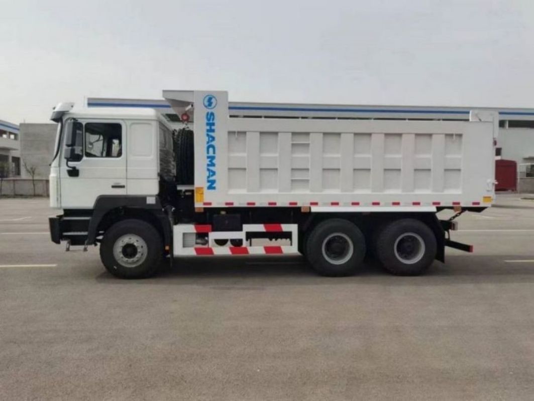 Nuovo Heavy Duty 10 Ruote SHACMAN Dump Truck F3000 6x4 340 HP Euro II Bianco