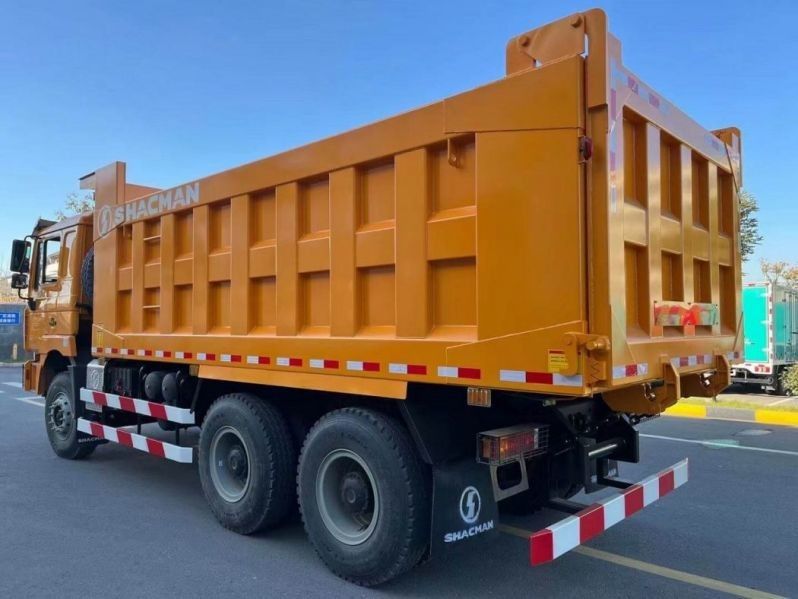 SHACMAN Export Tipper Dump Truck F3000 6x4 380 EuroII Giallo Esperienza di guida di lusso