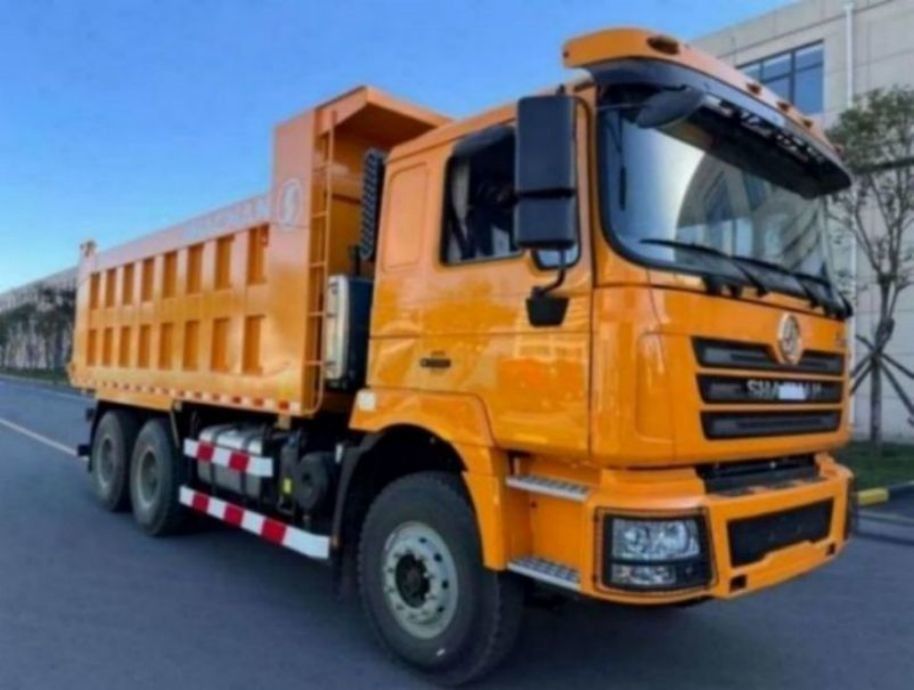 SHACMAN Export Tipper Dump Truck F3000 6x4 380 EuroII Giallo Esperienza di guida di lusso