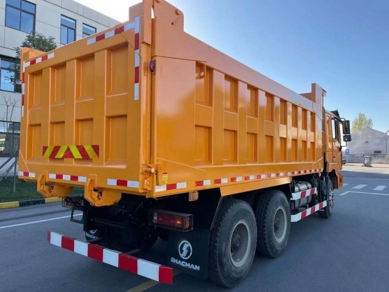 SHACMAN Export Tipper Dump Truck F3000 6x4 380 EuroII Giallo Esperienza di guida di lusso