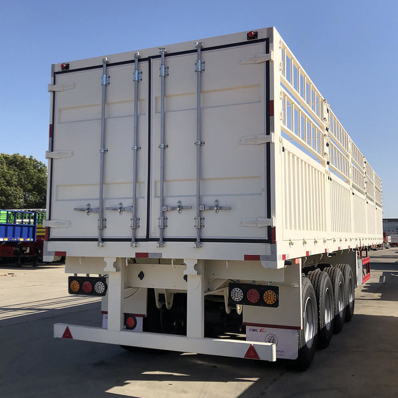 4 assi semirimorchio con recinzione alta 60 tonnellate 13 tonnellate semirimorchio di trasporto