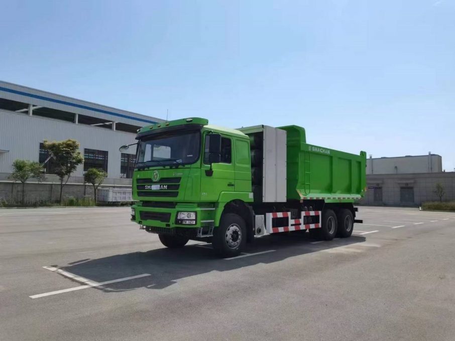 10 ruote SHACMAN F3000 CNG Dump Truck 6x4 Euro V WEICHAI-430HP Verde Perfetto per la costruzione e l'estrazione mineraria