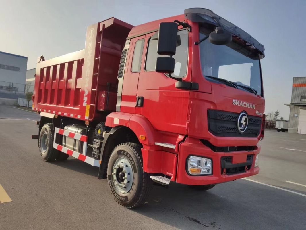 Red SHACMAN Heavy Dump Truck 6 ruote Dump Truck H3000 4x2 300 HP Euro II 3800mm
