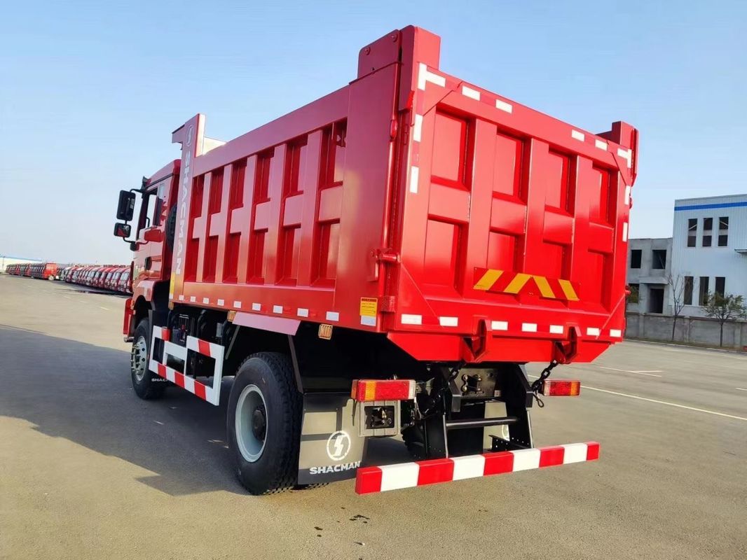 Red SHACMAN Heavy Dump Truck 6 ruote Dump Truck H3000 4x2 300 HP Euro II 3800mm