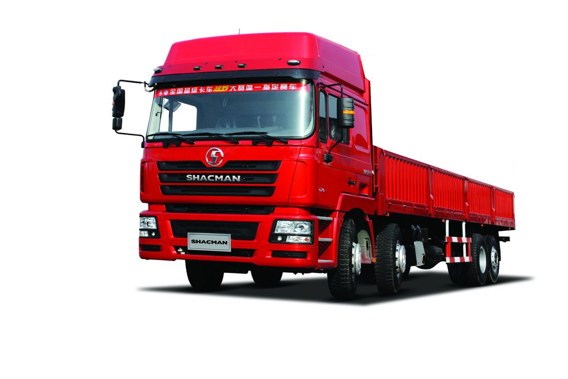 SHACMAN F3000 Red Truck 8×4 WEICHAI 380hp EuroII 12 ruote camion