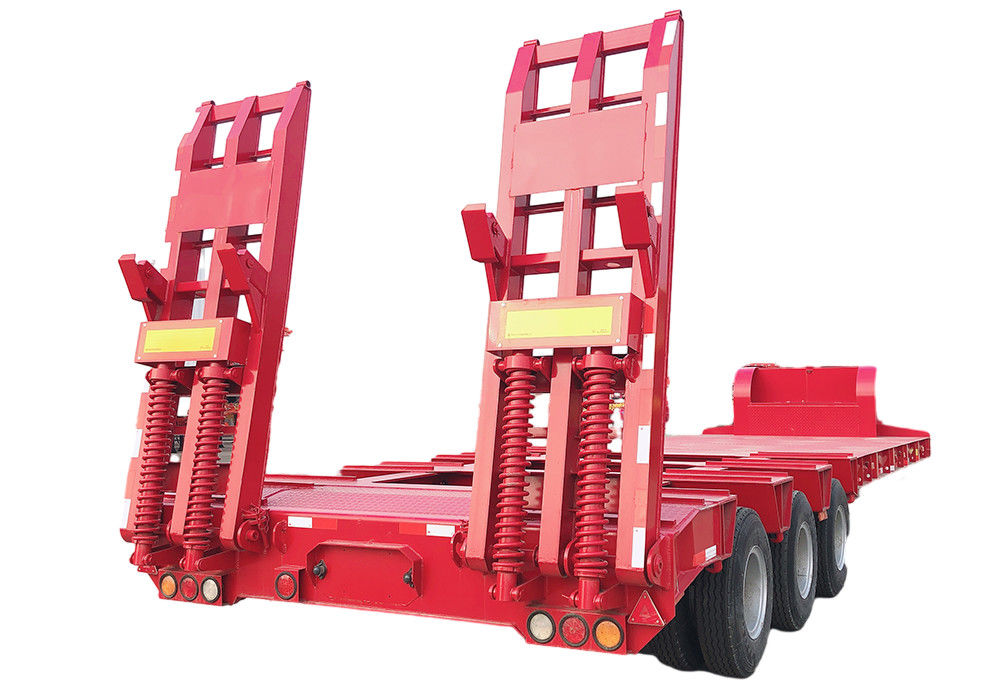 CIMC Camion semirimorchiato a letto basso per veicoli pesanti FUWA 3 assi