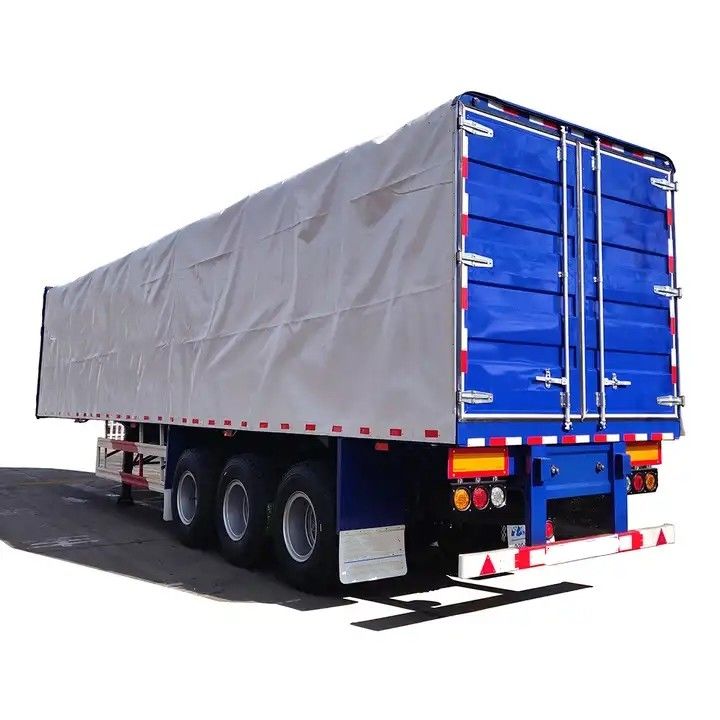 CIMC Semi rimorchio a tenda laterale a tre assi di tipo furgone a scatola per il trasporto di merci su pallet