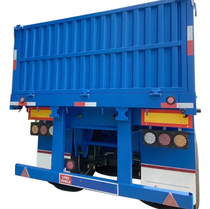 CIMC 4 assi semirimorchio a letto piatto con parete laterale di 1000 mm