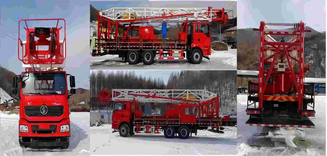 SHACMAN H3000 camion di perforazione petrolifera 6x4 380HP EuroII Bianco 50Ton Oil Rig Moving Trucks