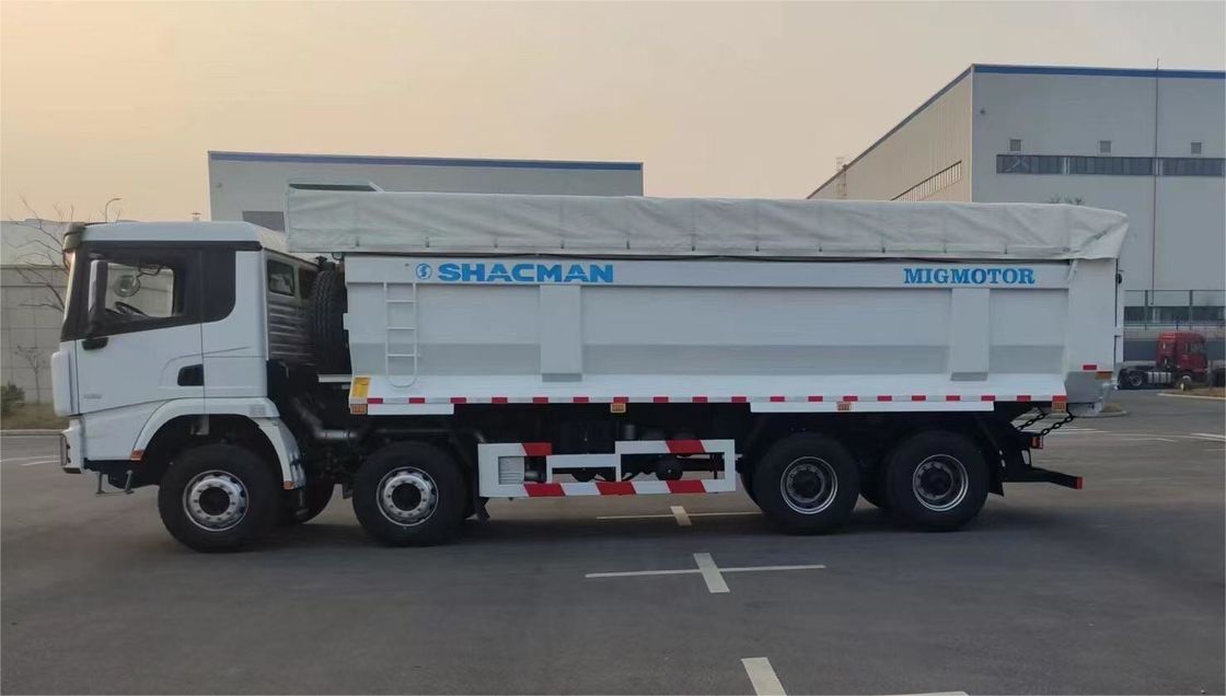 SHACMAN 8x4 440 CV EuroV Truck pesante bianco 20 - 30 tonnellate
