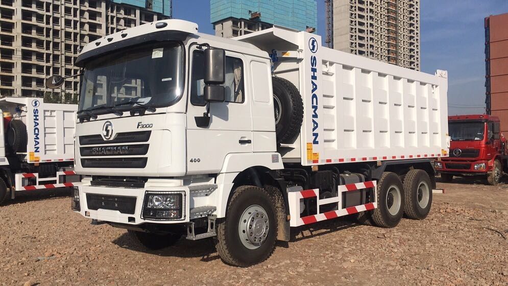 SHACMAN 3 asse di ribaltamento Dump Truck H3000 6x4 400HP EuroII 50Ton tre asse di ribaltamento Truck