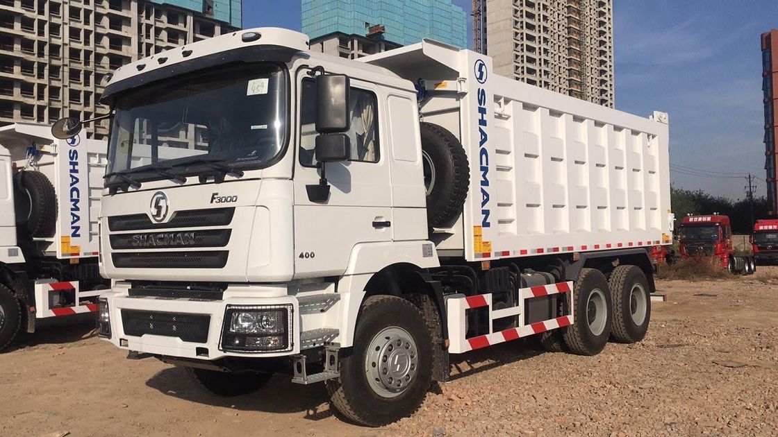 SHACMAN 3 asse di ribaltamento Dump Truck H3000 6x4 400HP EuroII 50Ton tre asse di ribaltamento Truck