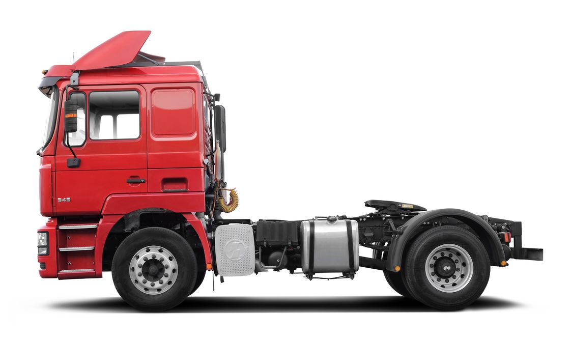Rosso SHACMAN F3000 375HP Euro V 6 ruote motore di trattore 4x2 WEICHAI