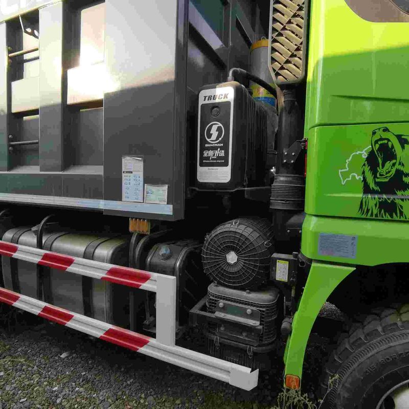 Super singoli pneumatici camion pesante scarico motore diesel passo di 170 pollici lunghezza 25 piedi