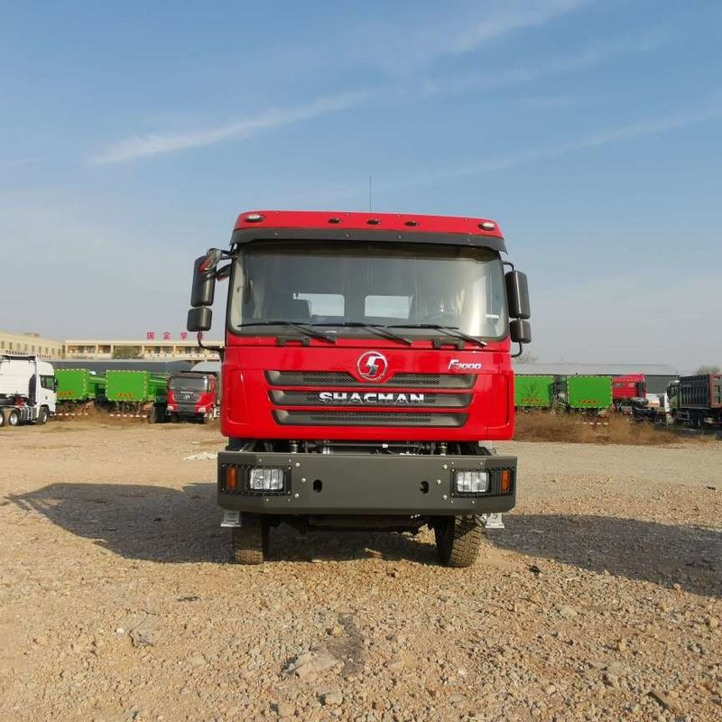 Rosso SHACMAN F3000 375HP Euro V 6 ruote motore di trattore 4x2 WEICHAI