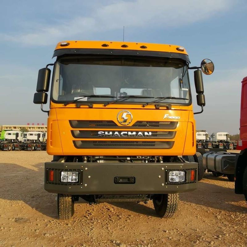 Rosso SHACMAN F3000 375HP Euro V 6 ruote motore di trattore 4x2 WEICHAI