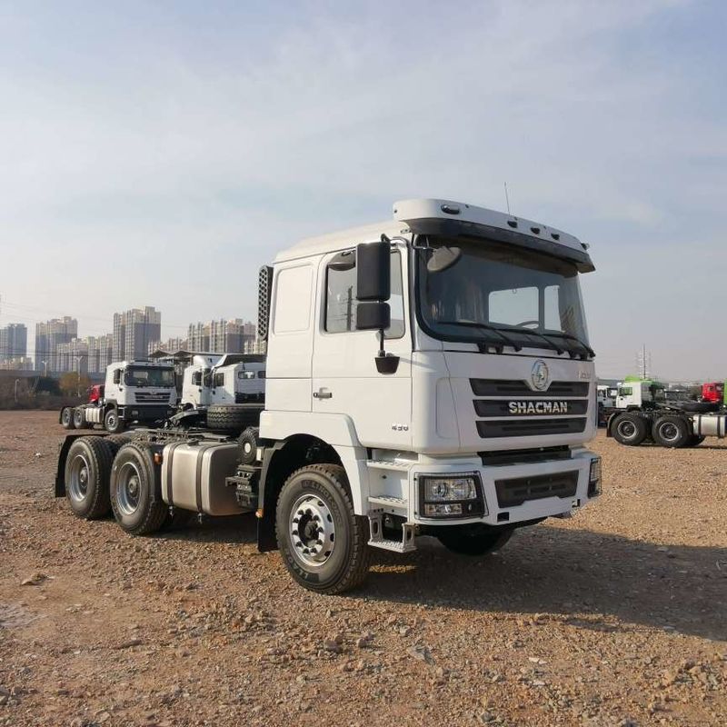 Rosso SHACMAN F3000 375HP Euro V 6 ruote motore di trattore 4x2 WEICHAI