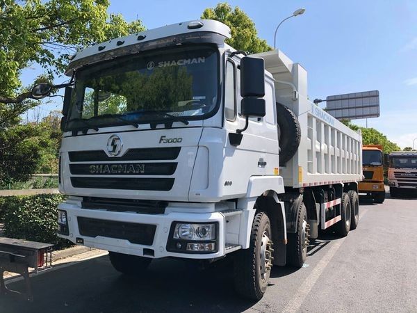 SHACMAN F3000 8x4 380hp EuroV Dump Truck doppio stadio asse con motore WEICHAI