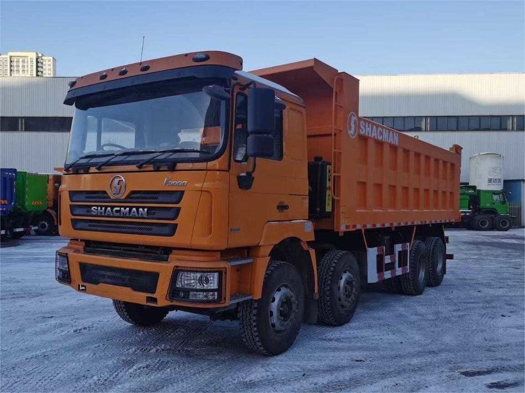 SHACMAN F3000 8x4 380hp EuroV Dump Truck doppio stadio asse con motore WEICHAI