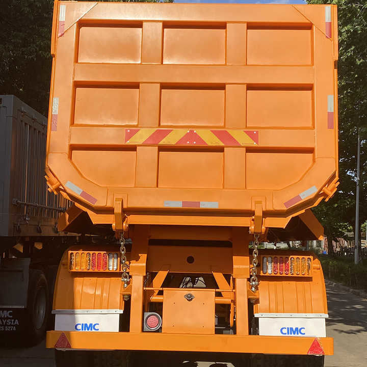 SHACMAN CIMC 3 asse miniera in forma di U semirimorchio tipper dump truck