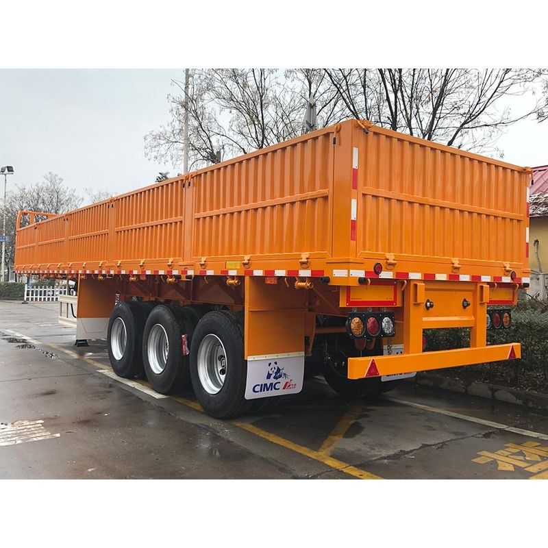 SHACMAN Recinzione CIMC 3 assi Recinzione Cargo semirimorchio 60 tonnellate Con Container Twist Lock