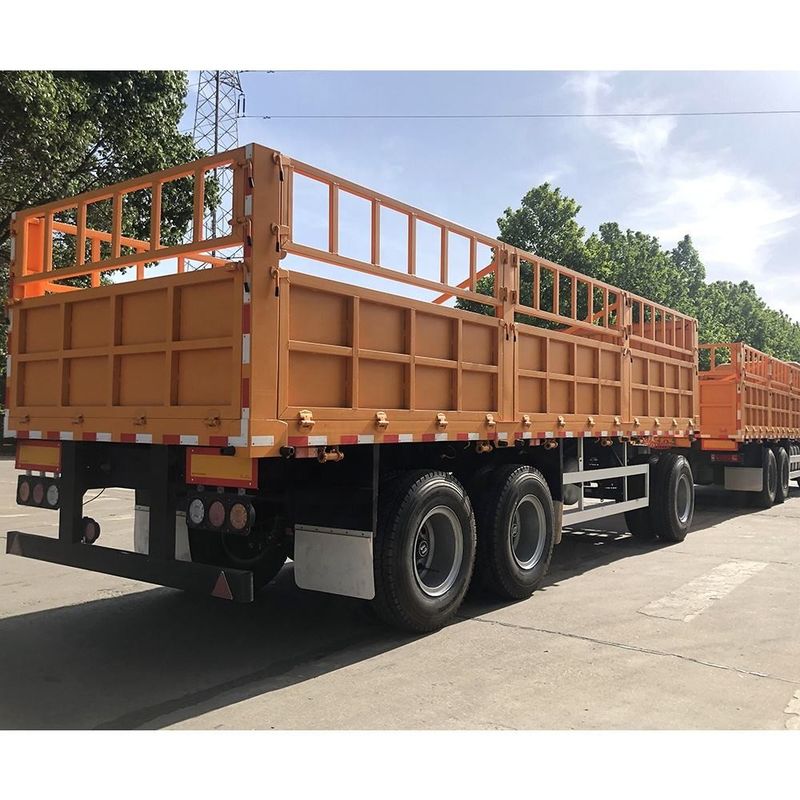 SHACMAN Recinzione CIMC 3 assi Recinzione Cargo semirimorchio 60 tonnellate Con Container Twist Lock