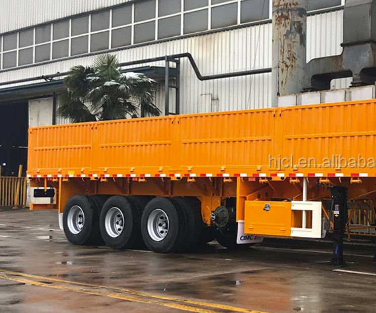 SHACMAN Recinzione CIMC 3 assi Recinzione Cargo semirimorchio 60 tonnellate Con Container Twist Lock