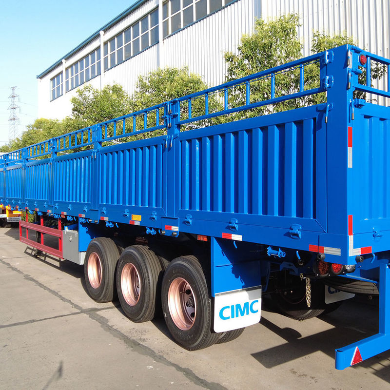 CIMC 3 assi camion recinzione carico 60 tonnellate semirimorchio con serratura a torsione contenitore