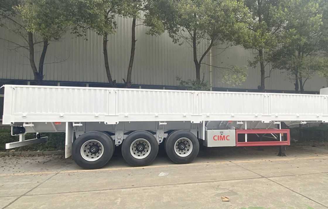 CIMC 3 / 4 assi recinzione semirimorchio 60 70 tonnellate recinto camion merci SHACMAN