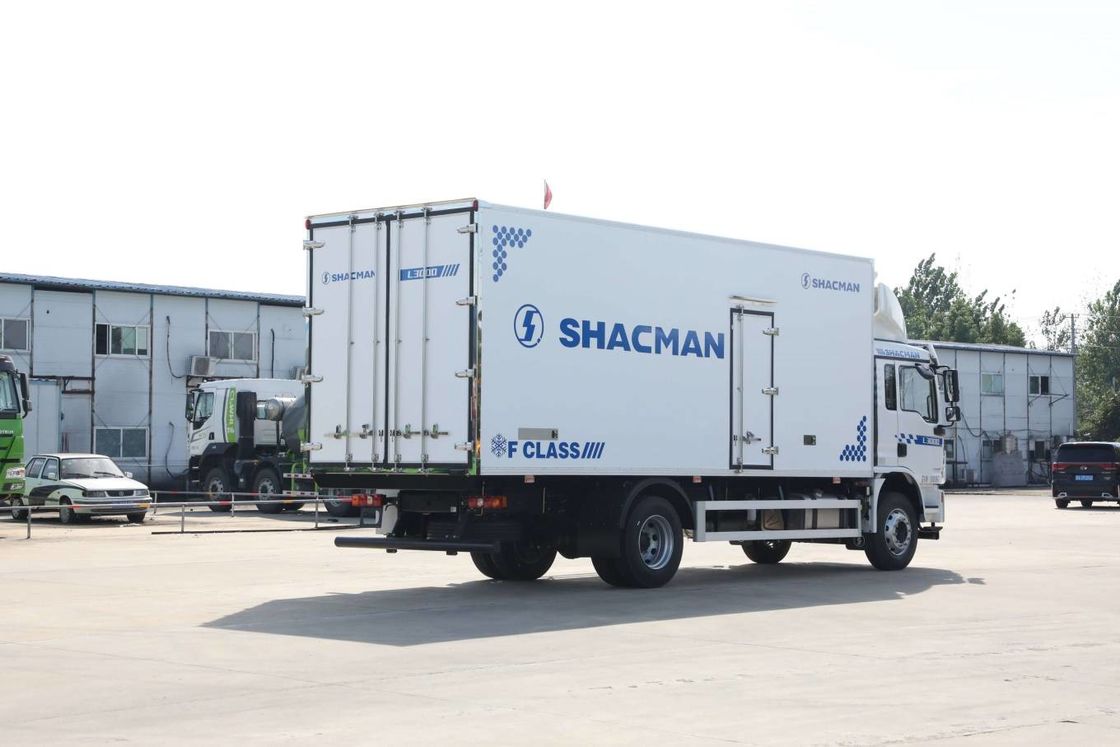 SHACMAN L3000 Van Cargo Truck 4x2 340hp camion 290hp Euro II Bianco 6 ruote Cargo Truck