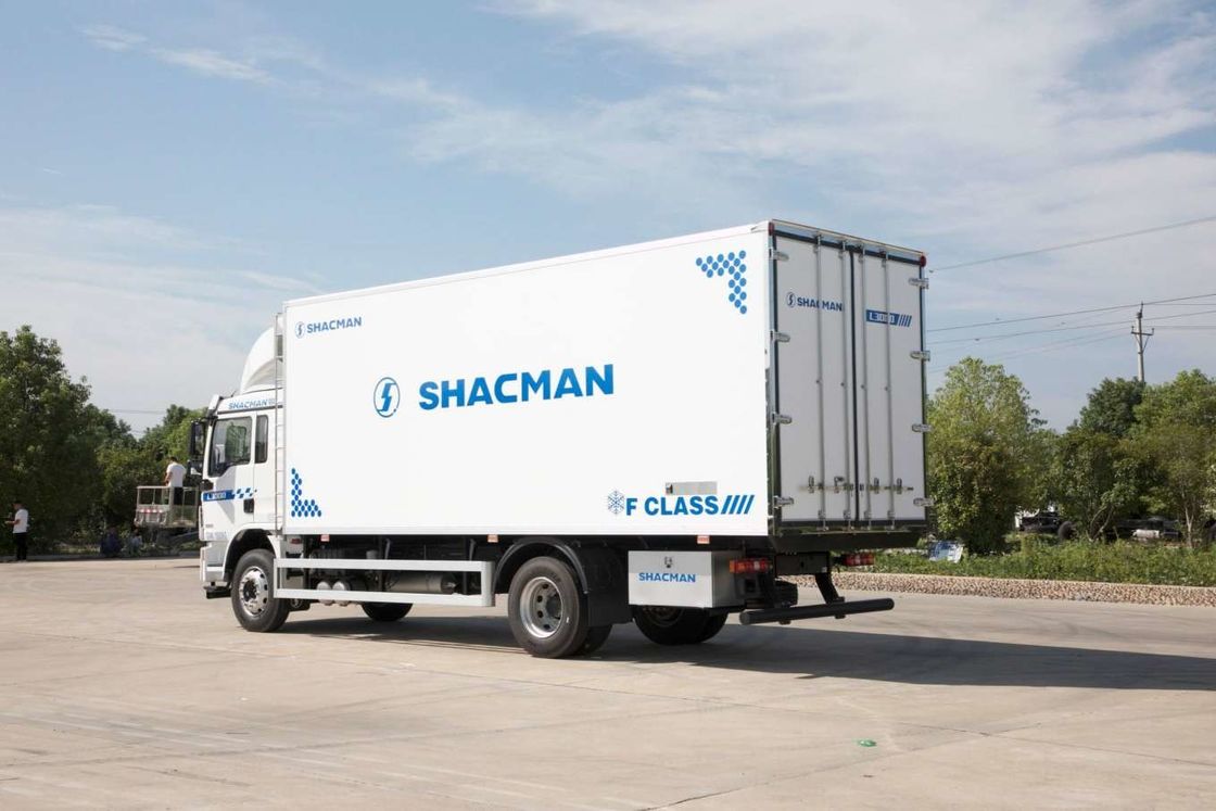 SHACMAN L3000 Van Cargo Truck 4x2 340hp camion 290hp Euro II Bianco 6 ruote Cargo Truck
