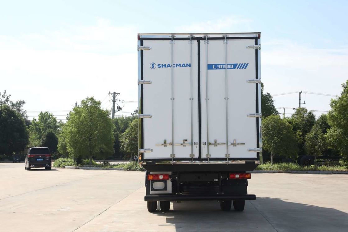 SHACMAN L3000 Van Cargo Truck 4x2 340hp camion 290hp Euro II Bianco 6 ruote Cargo Truck