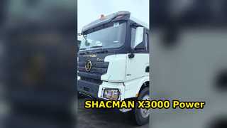 SHACMAN X3000 300Hp Autocarro con cassone ribaltabile Centrale elettrica